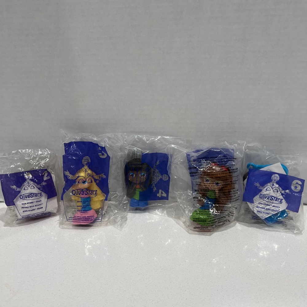 McDonald’s 2001 Diva Stars Meal Toys-LOT of 5 (#2–#6)